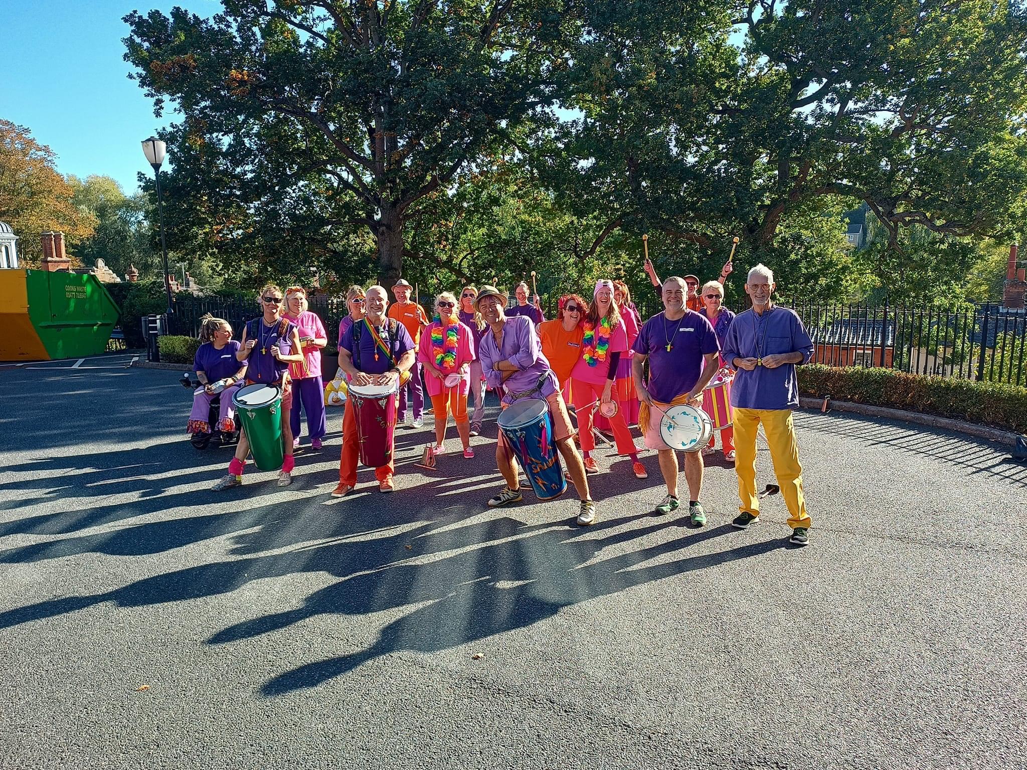 What a colourful afternoon!
