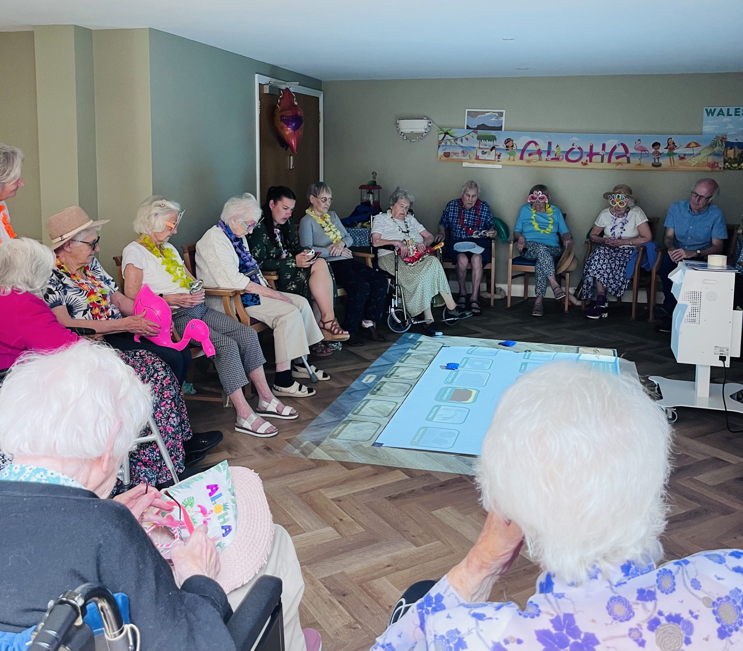 Generous Seckford Care donor helps the purchase of an Omi interactive sensory table